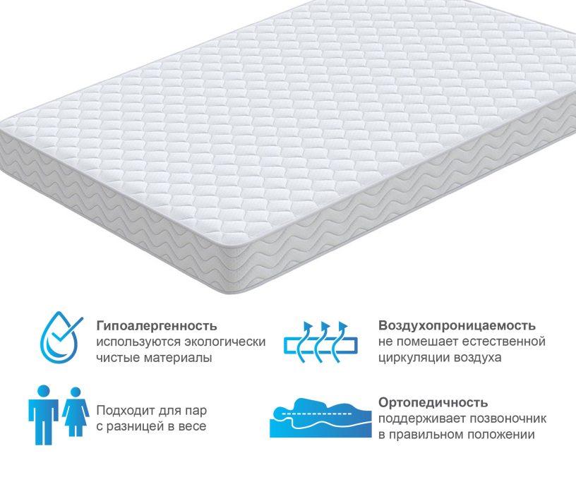 800 x 2000, Матрас Орматек Спринг 80*200