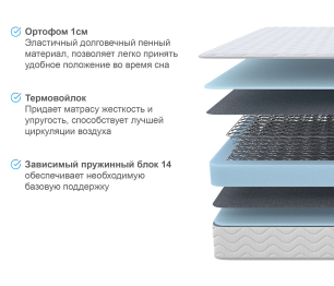 Матрас Орматек Спринг кокос 80*190